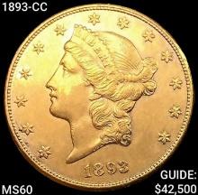 1893-CC $20 Gold Double Eagle