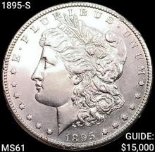 1895-S Morgan Silver Dollar UNCIRCULATED