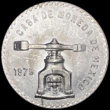 1979 Mexico Silver 1 Onza (Casa de Moneda) GEM BU