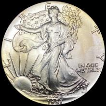 1987 Silver American Eagle $1 GEM BU