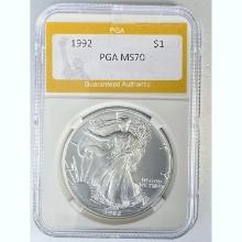 1992 Silver Eagle PGA MS70