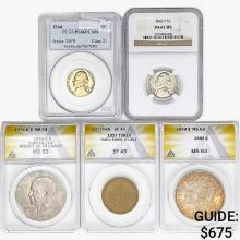 [5] 1837-1974-D Varied Coinage Collection