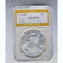 1998 Silver Eagle PGA MS70