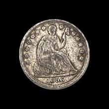 1856 Silver Half Dime LIGHTLY CIRCULATED