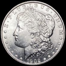 1902-O Morgan Silver Dollar GEM BU