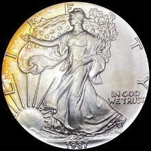 1987 1 oz Silver American Eagle $1 GEM BU
