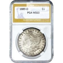 1889-O Morgan Dollar PGA MS63