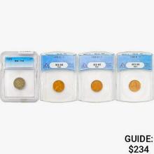 [4]1859-1950 Indian Head & Wheat Cents ANACS/ICG