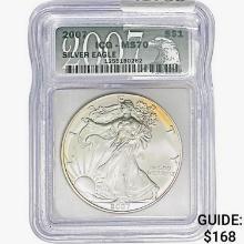 2007 $1 ASE 1 OZ ICG MS70