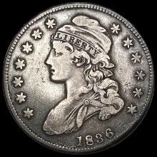 1836 Capped Bust Half Dollar LIGHTLY CIRCULATED