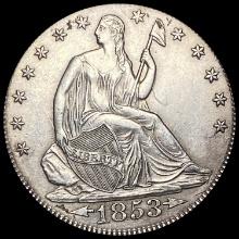 1853 Arrows Seated Liberty Half Dollar UNCIRCULATED