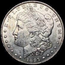 1897 Morgan Silver Dollar CHOICE AU