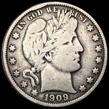 1909-O Silver Barber Half Dollar NICELY CIRCULATED