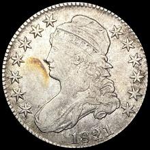 1821 Capped Bust Half Dollar LIGHTLY CIRCULATED