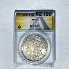 1896 Morgan Dollar ANACS MS63 SILVER