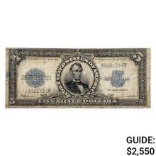 1923 $5 "PORTHOLE" SILVER CERTIFICATE NOTE