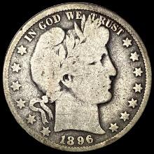 1896-O Silver Barber Half Dollar NICELY CIRCULATED