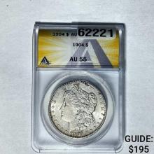 1904 Morgan Dollar ANACS AU 55 SILVER
