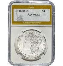 1880-O Morgan Dollar PGA MS63