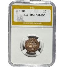1884 1C Indian Head Cent PGA PR66 CAMEO