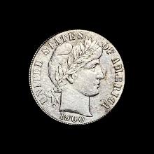 1900-S Silver Barber Dime CLOSELY UNCIRCULATED