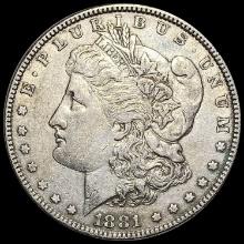1881 Morgan Silver Dollar CLOSELY UNCIRCULATED