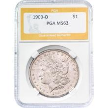 1903-O Morgan Silver Dollar PGA MS63