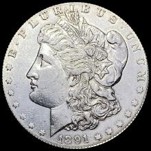 1891 Morgan Silver Dollar CHOICE AU