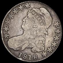 1818 Capped Bust Half Dollar LIGHTLY CIRCULATED