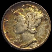 1927-S Silver Mercury Dime NICELY CIRCULATED