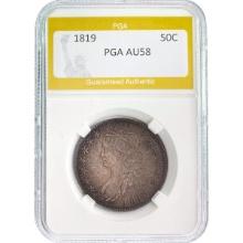 1819 Capped Bust Half Dollar PGA AU58