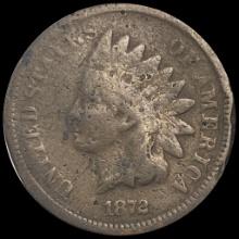 1872 Indian Head 1C NICELY CIRCULATED