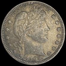 1909-O Barber Quarter HIGH GRADE