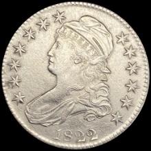 1822 Capped Bust Silver Half Dollar CLOSELY UNCIRCULATED