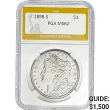 1898-S Morgan Dollar PGA PGA MS62