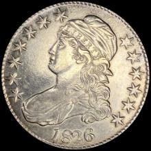 1826 Capped Bust Half Dollar CLOSELY UNCIRCULATED