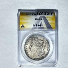 1903 Morgan Dollar ANACS MS 63 SILVER