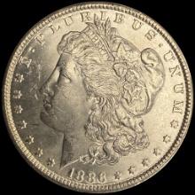 1886 Silver Morgan Dollar GEM BU