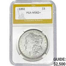1892 Morgan Silver Dollar PGA  MS62+