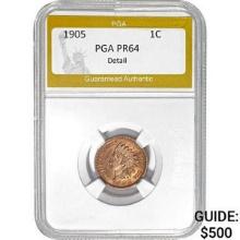 1905 Indian Head Cent PGA Detail  PR64