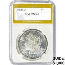 1887-O Morgan Silver Dollar PGA  MS64+