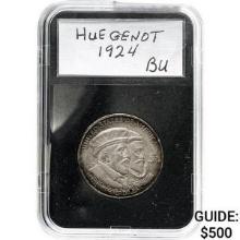 1924 Huguenot Half Dollar GSA BU  UNC