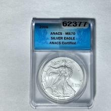 2006 Silver Eagle ANACS MS70