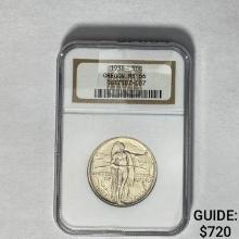 1938 50C Oregon Trail NGC MS66