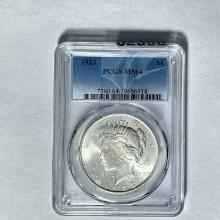1923 Peace Dollar PCGS MS64 SILVER