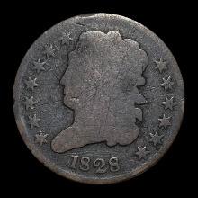 1828 Classic Head Half Cent LIGHTLY CIRCULATED