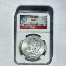 1885-O Morgan Dollar NGC MS63 SILVER