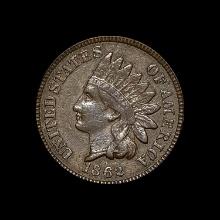 1862 Indian Head Cent CHOICE AU