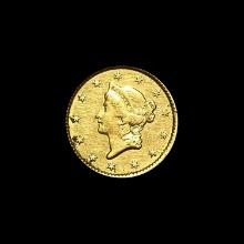 1853 Gold $1 Type 1 Liberty Head HIGH GRADE