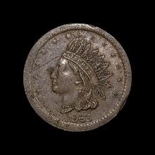 1863 Civil War Token W. Johnston Cincinnati CLOSELY UNCIRCULATED